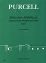 Suite aus Abdelazer f�r Blockfl�tenensemble (SATB) Partitur und Stimmen