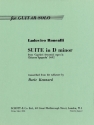 Suite d minor for guitar