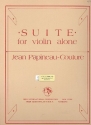 Suite for violin alone