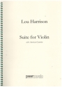 Suite for violin and american Gamelan Ensemble score