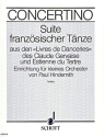 Suite franz�sischer T�nze f�r kleines Orchester Partitur