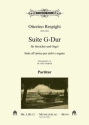Suite G-Dur f�r Streichorchester und Orgel Partitur