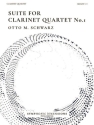 Suite no.1 for clarinet quartet score and parts