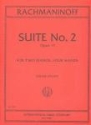 Suite no.2 op.17 2 pianos 4 hands 2 scores