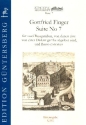 Suite Nr.7 f�r 2 Bassgamben (Bassgambe und Diskantgambe) und Bc Partitur und Stimmen (Bc nicht ausgesetzt)
