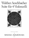 Suite op.44 f�r 4 Violoncelli Partitur und Stimmen