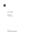 Summa f�r 4 Blockfl�ten (SAAT/TBBGb) Partitur und Stimmen