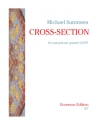 Summers, Cross-Section 4 SAXOPHONE PARTITUR + STIMMEN