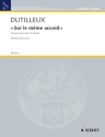 � Sur le m�me accord � f�r Violine und Orchester Klavierauszug mit Solostimme