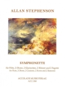 Symphonette f�r Fl�te, 2 Oboen, 2 Klarinetten, 2 H�rner und 2 Fagotte Partitur und Stimmen