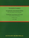 Symphonie concertante B-Dur f�r 2 Oboen und Orchester Partitur