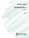 Symphony no.1 for large orchestra score