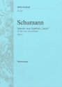 Szenen aus Goethes Faust WoO3 f�r Soli, Chor und Orchester Klavierauszug (dt)