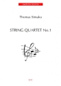 T. Simaku, String Quartet No.1 Streichquartett PARTITUR + STIMMEN