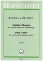 T�gliche �bungen f�r Violoncello in der Daumenlage 