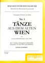 T�nze aus dem alten Wien f�r 2 Violinen, Kontragitarre, Klarinette in G oder Fl�te, Partitur und Stimmen