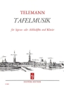 Tafelmusik f�r Sopran- oder Altblockfl�te und Klavier