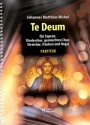 Te Deum f�r Kinderchor, gem Chor, Streicher Pauken und Orgel Partitur