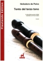 Tento del terzo tono per organo f�r 4 Blockfl�ten (ATBB) Partitur und Stimmen