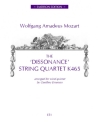 THE DISSONANCE STRING QUARTET ARRANGED FOR WIND QUINTET FLUTE, OBOE, CLAR., HORN, BASSOON