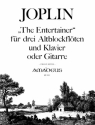 The Entertainer A Ragtime Two- step f�r 3 Altblockfl�ten und Klavier    Partitur und 3Stimmen