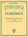 The School of Violin-Technics Books 1-3 and complete Scale Studies for violin