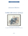 Three Brahms Songs for oboe (cor anglais/clarinet) and piano