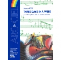Three days in a week pour saxophone (S/A) et piano