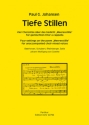 Tiefe Stillen f�r gem Chor a cappella Partitur