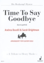 Time To Say Goodbye f�r Klavier