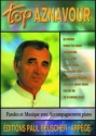 Top Aznavour: paroles et musique avec piano