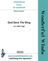 Trad., GOD SAVE THE KING Bassoon Quartet: 4 Bsns. Partitur und Stimmen