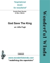 Trad., GOD SAVE THE KING Double Reed Quartet: 2 Obs, 2 Bsns. Partitur und Stimmen