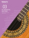 Trinity Classical Guitar Exam Pieces 2020-2023 Grade 3 for 1-2 guitars score