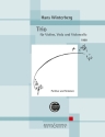 Trio (1960) f�r Klarinette in B oder Violine, Violoncello und Klavier Partitur und Stimmen