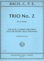 Trio a minor no.2 for flute, clarinet and piano (or violin, viola and piano)