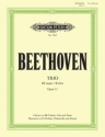 Trio B-Dur op.11 f�r Klarinette (Violine), Violoncello und Klavier Stimmen