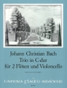 Trio C-Dur f�r 2 Fl�ten und Violoncello Partitur und Stimmen