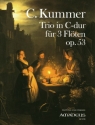 Trio C-Dur op.53 f�r 3 Fl�ten Partitur und Stimmen