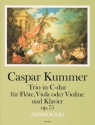Trio C-Dur op.75 f�r Fl�te, Viola (Violine) und Klavier Stimmen