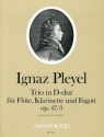 Trio D-Dur op.47,3 f�r Fl�te, Klarinette und Fagott, Partitur+Stimmen