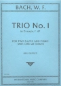 Trio d major no.1 for 2 flutes and piano (cello ad lib.)