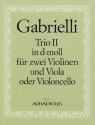 Trio d-Moll Nr.2 f�r 2 Violinen und Viola (Violoncello) Stimmen
