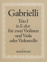 Trio E-Dur Nr.1 f�r 2 Violinen und Viola oder Violoncello