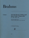 Trio Es-Dur op.40 f�r Horn (Viola/Violoncello), Violine und Klavier Stimmen