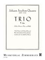 Trio F-Dur f�r Viola d'amore (Violine), Fl�te und Cembalo (Klavier) (Bc ad lib) Stimmen,  Reprint