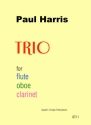 Trio for flute, oboe and clarinet score and parts