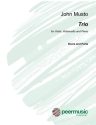 Trio for violin, violoncello and piano score and parts