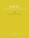 Trio f�r Klavier, Violine und Violoncello Partitur und Stimmen