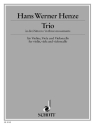 Trio f�r Violine, Viola und Violoncello Partitur und Stimmen